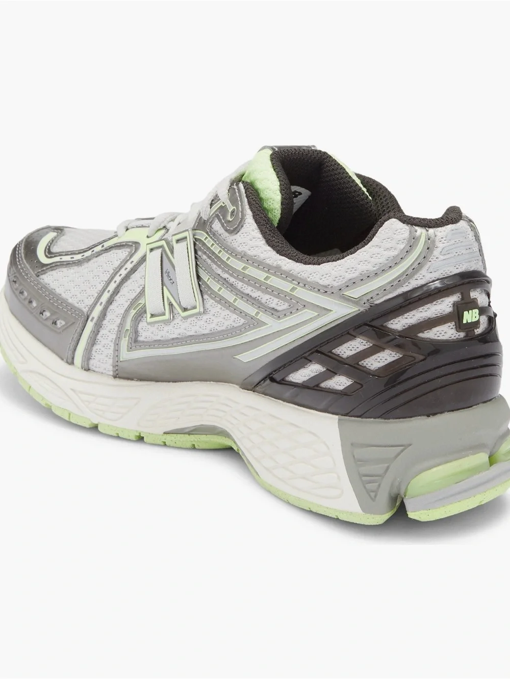 New Balance Gray & Light Green Athletic Runner
